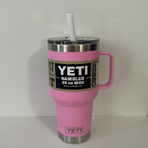 Yeti Other - YETI Rambler 35 oz Mug with Straw Lid (Pink)